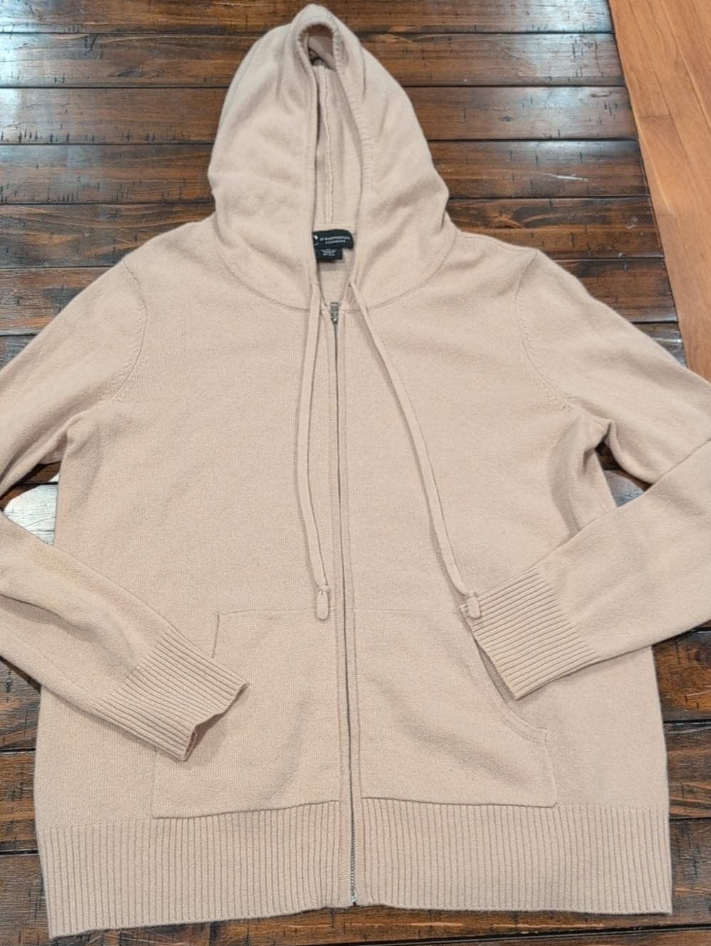 Bloomingdale's Cashmere Full Zip Hoodie C By Bloomingdale's - Picture 2 of 7